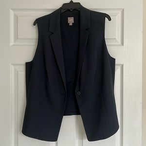 J. Jill wool vest - midnight blue 1X